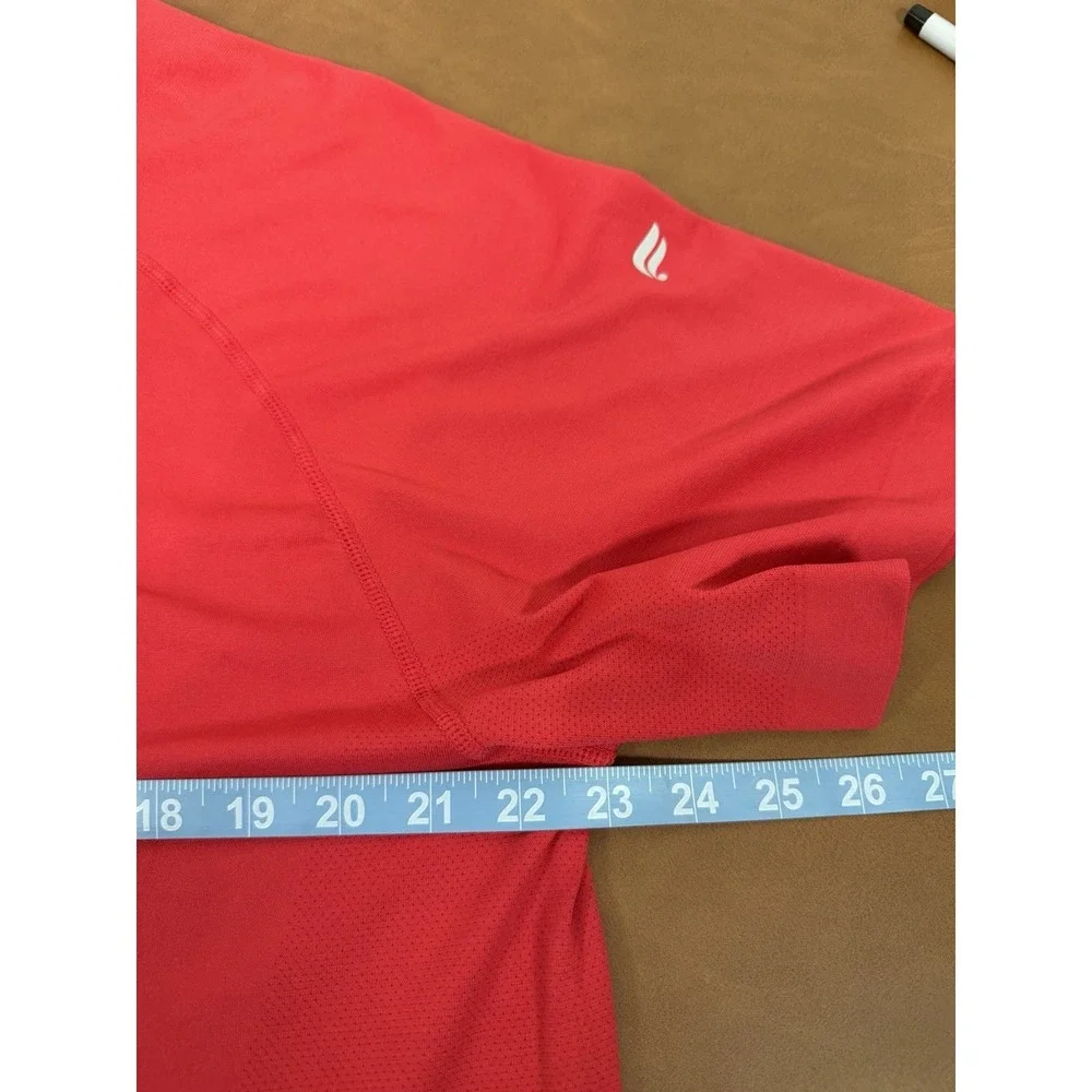 Fabletics T-Shirt Men's 2XL Nylon Polyester Blend Short Sleeve Crewneck